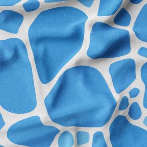 پارچه لباسی پیراهن زنانه پارچه الف مدل کرپ بوگاتی طرح پلنگی کد 4011170