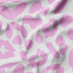 پارچه لباسی پیراهن زنانه پارچه الف مدل کرپ بوگاتی طرح پلنگی کد 4011176