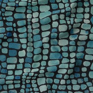 پارچه لباسی زنانه پارچه الف مدل کرپ بوگاتی طرح پوست ماری کد 4011178