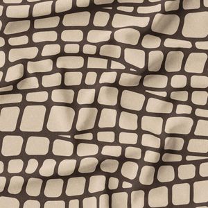 پارچه لباسی زنانه پارچه الف مدل کرپ بوگاتی طرح پوست ماری کد 4011182