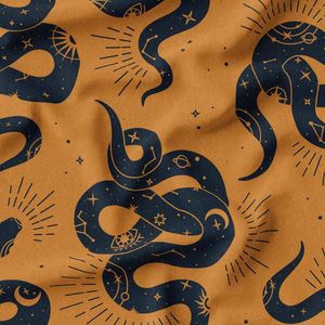 پارچه لباسی زنانه پارچه الف مدل کرپ بوگاتی طرح پوست ماری کد 4011189