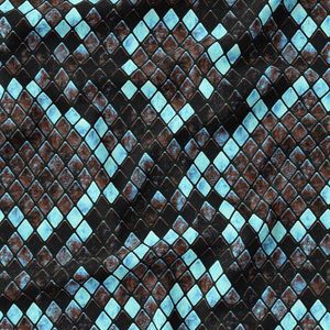 پارچه لباسی زنانه پارچه الف مدل کرپ بوگاتی طرح پوست ماری کد 4011194