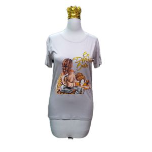 قیمت تیشرت ویسکوز طرح دار کد 6360