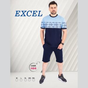 قیمت ارزان ست تیشرت شلوارک مردانه اکسل 1166