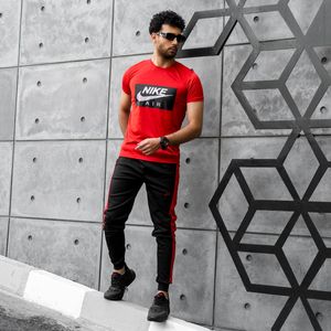 قیمت ست تیشرت شلوار Nike Air قرمز مردانه مدل Rana