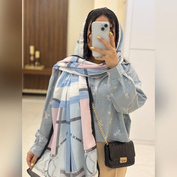 شال کارتیر نخ پنبه تابستانه