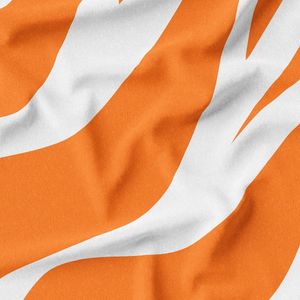 پارچه لباسی پارچه الف مدل کرپ بوگاتی طرح زبرا کد 4011200