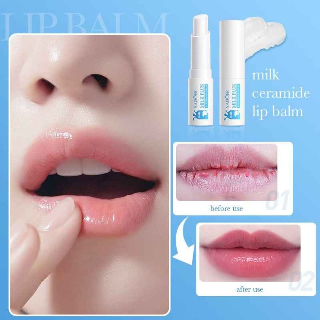 فروش اینترنتی بالم لب مرطوب کننده شیر و سرامید سادور SADOER