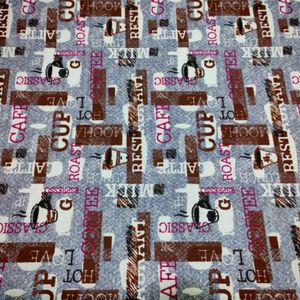 خرید اینترنتی پارچه آشپزخانه تمام پنبه طرح کافه عرض 1.5 کد 01