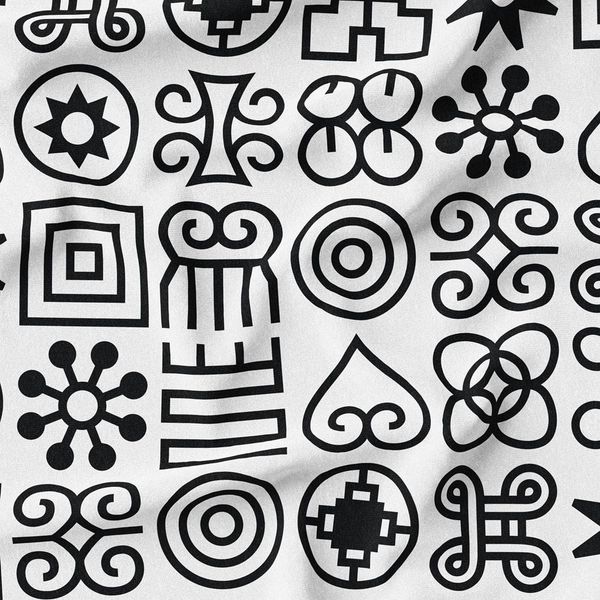 پارچه لباسی شومیز پارچه الف مدل کرپ بوگاتی طرح سنتی آفریقایی کد 4011218