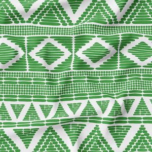 پارچه لباسی شومیز پارچه الف مدل کرپ بوگاتی طرح سنتی آفریقایی کد 4011229