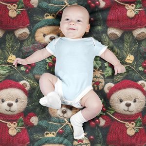 مشخصات پارچه مخمل طرح سه بعدی تدی زمستونی کد 5013490