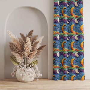 قیمت پارچه مخمل طرح سه بعدی آسمان رویایی کد 5013491