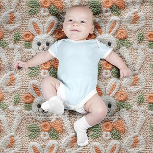 فروش اینترنتی پارچه مخمل طرح سه بعدی خرگوش بامزه کد 5013494
