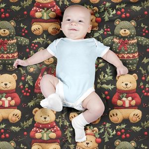 فروش اینترنتی پارچه مخمل طرح سه بعدی تدی زمستونی کد 5013496