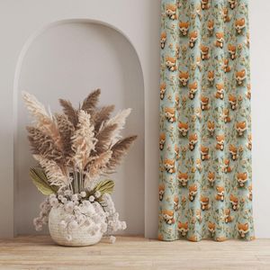 قیمت پارچه مخمل طرح سه بعدی روباه خسته کد 5013498
