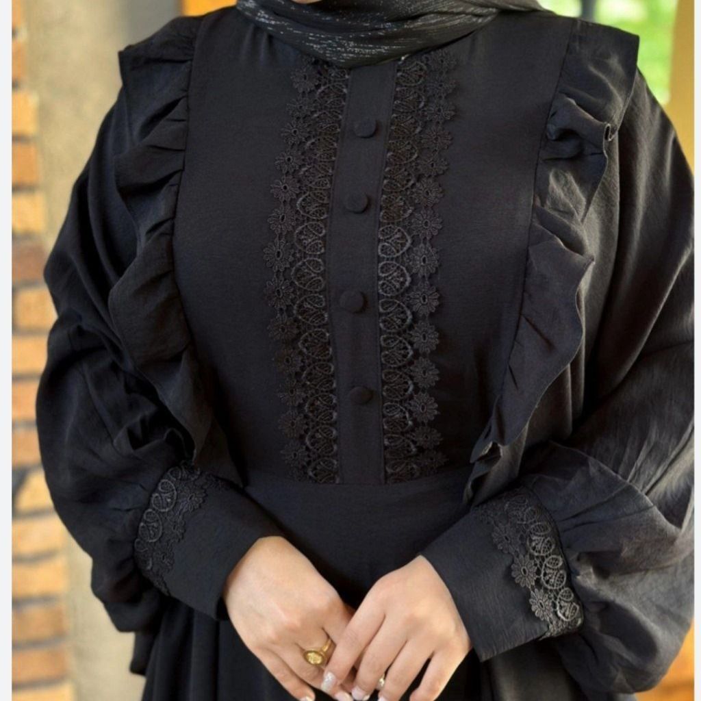 مشخصات مانتو عبایی زنانه مدل ثمین