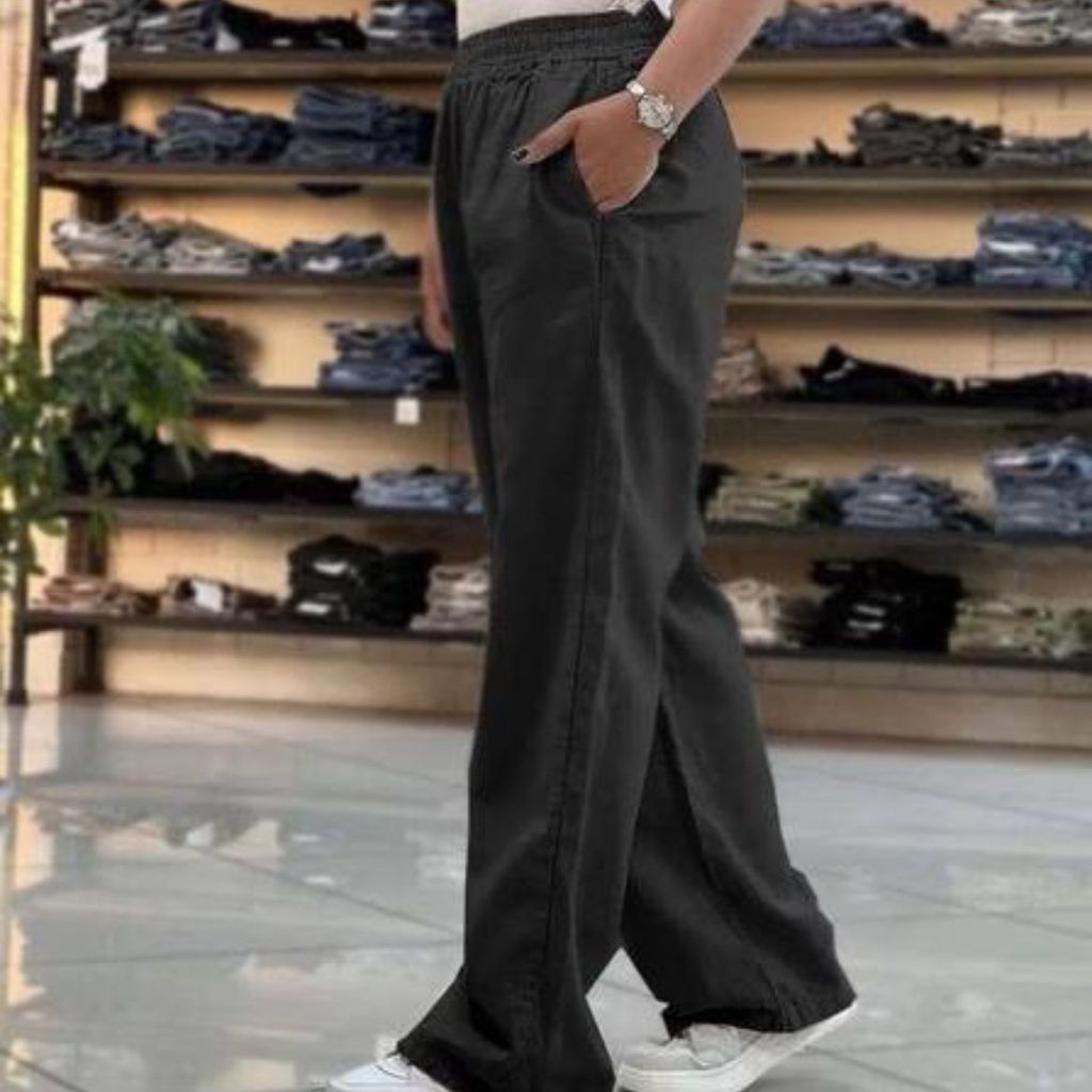 فروش اینترنتی شلوار بگ زنانه طرح لینن