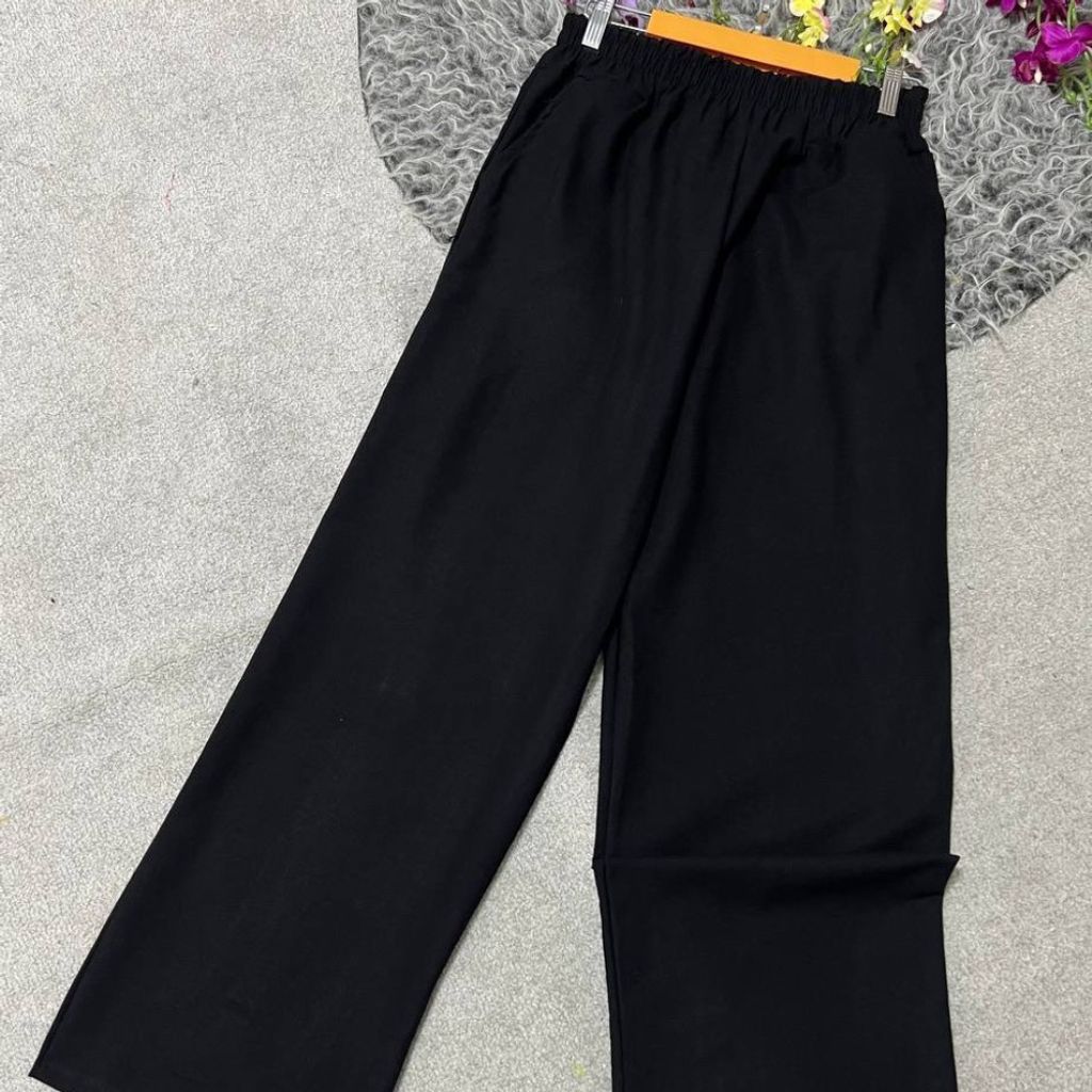 خرید اینترنتی شلوار بگ زنانه طرح لینن