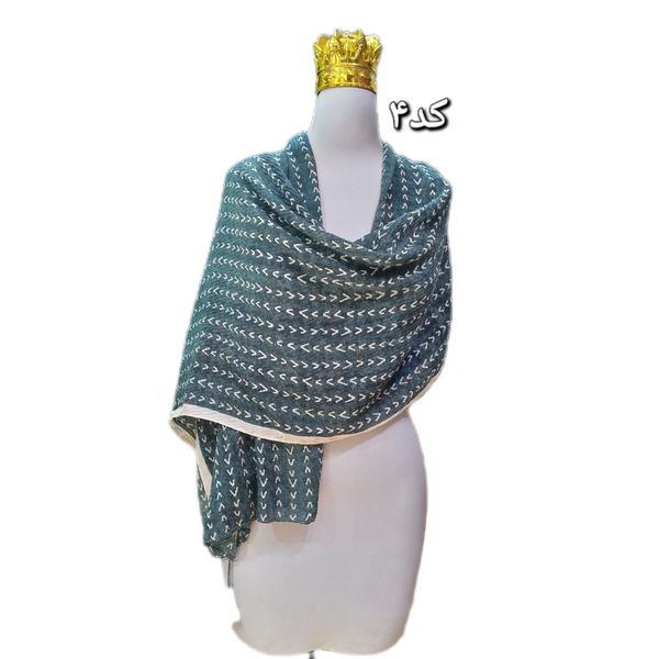 شال برشکا طرح دار کد 638
