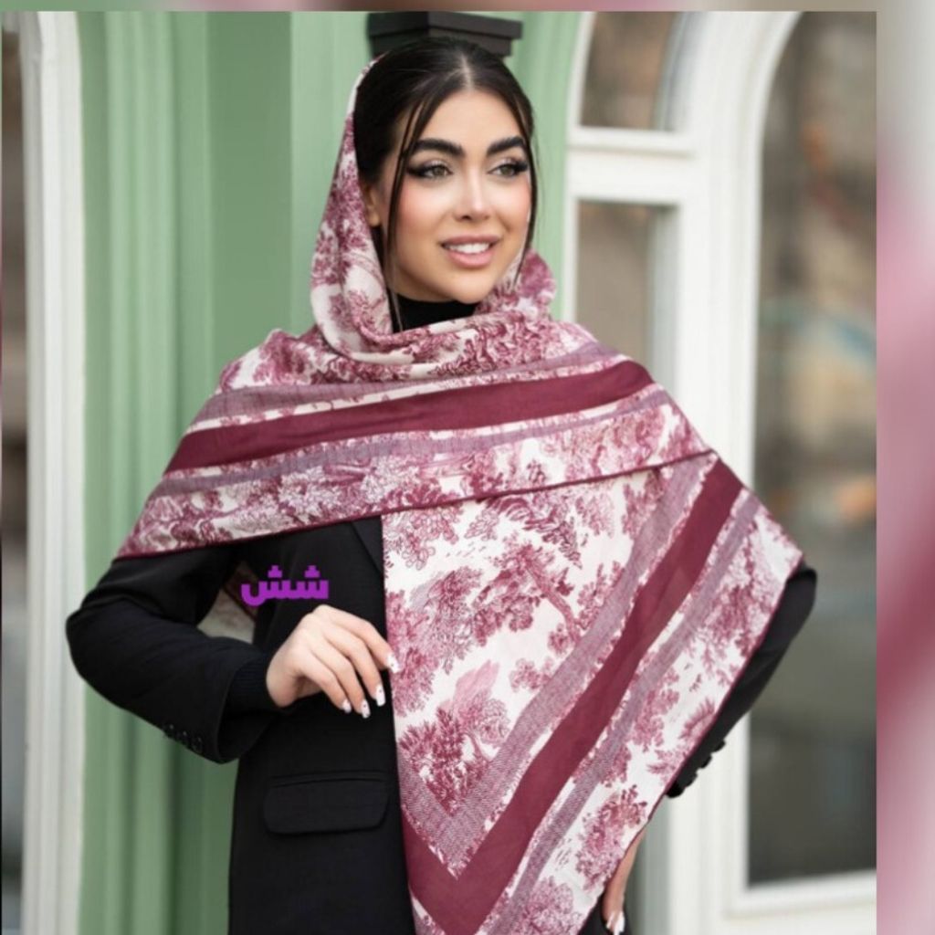 فروش اینترنتی روسری سوپر کرپ دست دوز