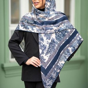 خرید اینترنتی روسری سوپر کرپ دست دوز