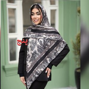 مشخصات روسری سوپر کرپ دست دوز