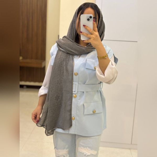 شال حریرنخ وارداتی دورگان