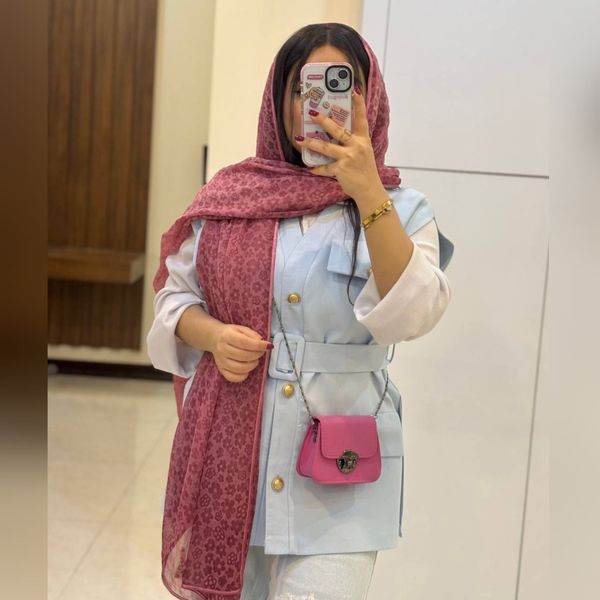 شال حریرنخ وارداتی دورگان