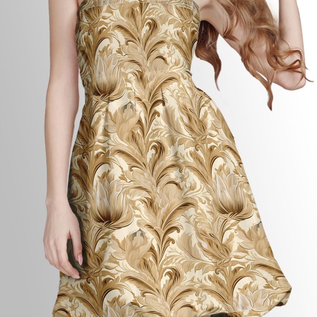 خرید انلاین پارچه لباسی شومیز پارچه الف مدل کرپ بوگاتی طرح بوهو کد 4011293