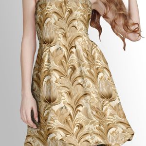 خرید انلاین پارچه لباسی شومیز پارچه الف مدل کرپ بوگاتی طرح بوهو کد 4011293