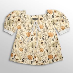 فروش اینترنتی پارچه لباسی شومیز پارچه الف مدل کرپ بوگاتی طرح بوهو کد 4011294