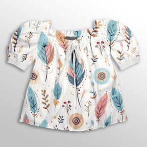 فروش اینترنتی پارچه لباسی شومیز پارچه الف مدل کرپ بوگاتی طرح بوهو کد 4011296