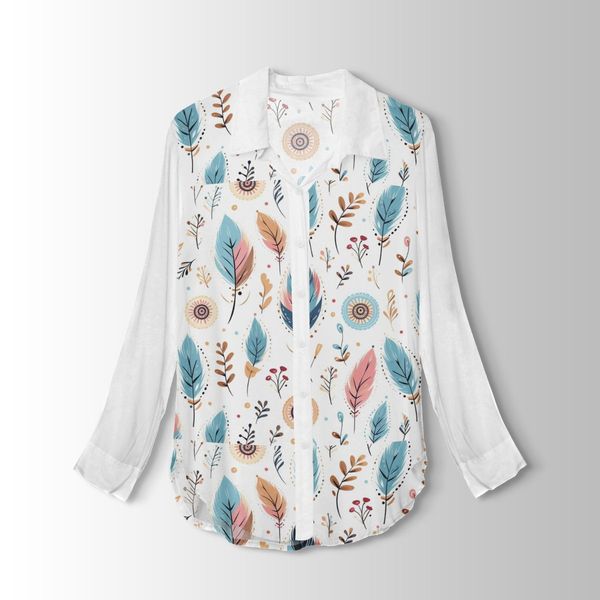 پارچه لباسی شومیز پارچه الف مدل کرپ بوگاتی طرح بوهو کد 4011296