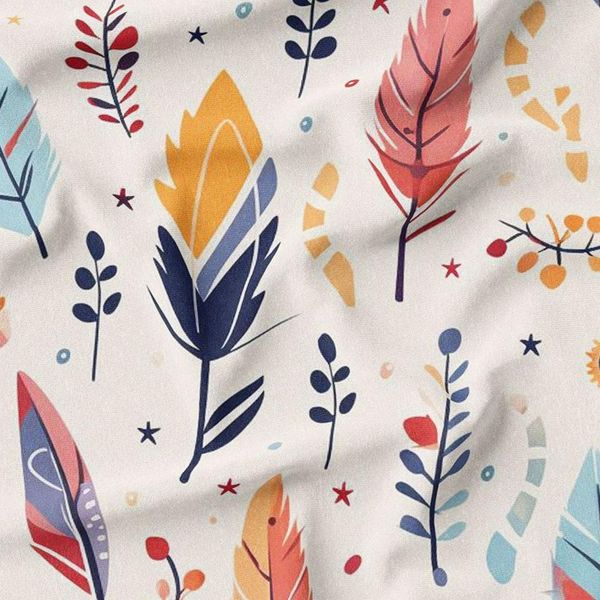 پارچه لباسی شومیز پارچه الف مدل کرپ بوگاتی طرح بوهو کد 4011297