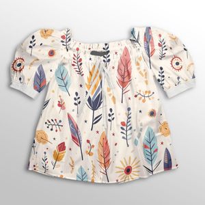 خرید آنلاین پارچه لباسی شومیز پارچه الف مدل کرپ بوگاتی طرح بوهو کد 4011297