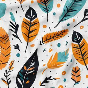 پارچه لباسی شومیز پارچه الف مدل کرپ بوگاتی طرح بوهو کد 4011298