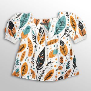 خرید اینترنتی پارچه لباسی شومیز پارچه الف مدل کرپ بوگاتی طرح بوهو کد 4011298