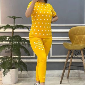 خرید آنلاین ست تیشرت و شلوار قلب کد 64333