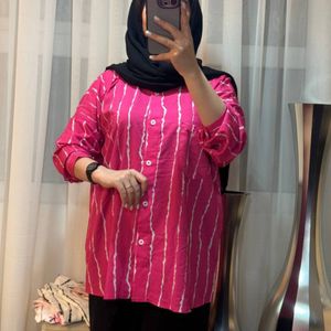 خرید آنلاین شومیز زنانه راه راه پری