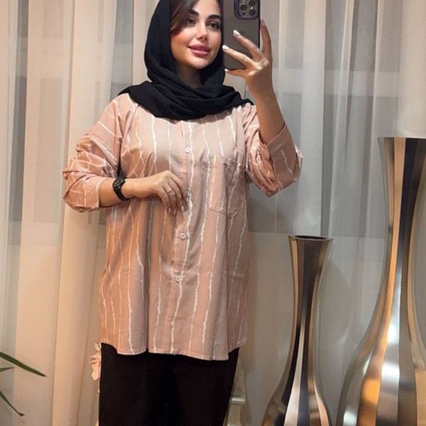 شومیز زنانه راه راه پری
