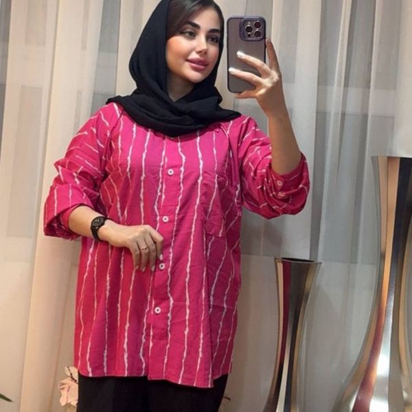 شومیز زنانه راه راه پری