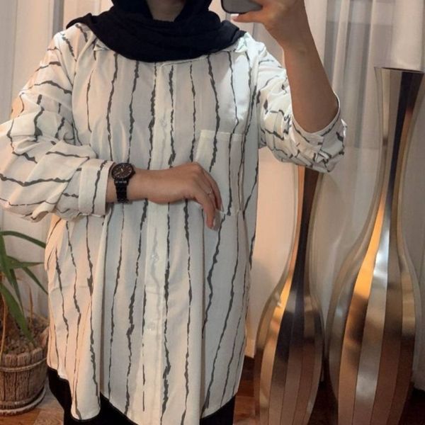 شومیز زنانه راه راه پری