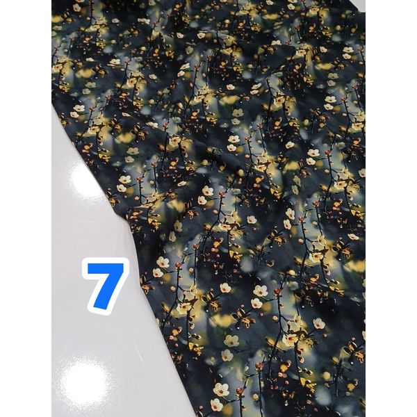 پارچه کرپ فلور 3 بعدی