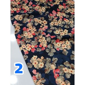 فروش اینترنتی پارچه کرپ فلور 3 بعدی