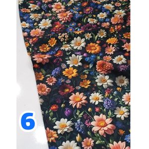 خرید اینترنتی پارچه کرپ فلور 3 بعدی