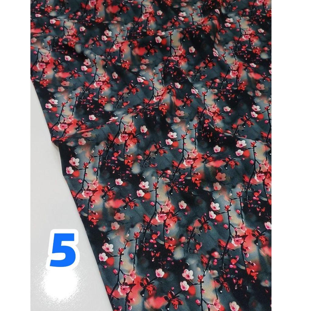 قیمت پارچه کرپ فلور 3 بعدی