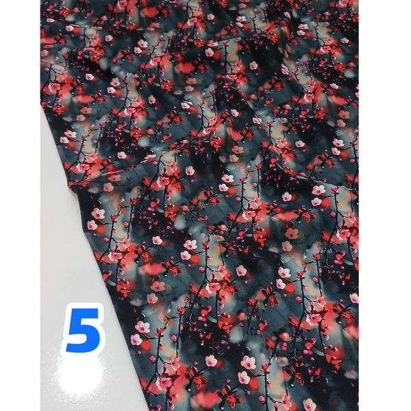پارچه کرپ فلور 3 بعدی
