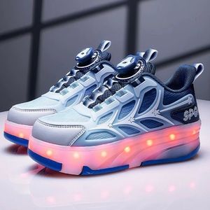 خرید اینترنتی قیمت کتونی بچگانه اسکیتی چراغدار برند A+B کد 4020901