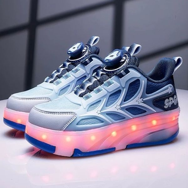 کتونی بچگانه اسکیتی چراغدار برند A+B کد 4020901